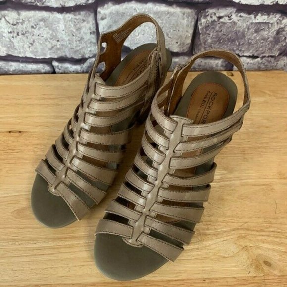 Rockport Tan Heels Size 8 - Picture 2 of 10